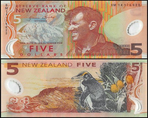 NZD $5 Bills